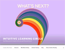 Tablet Screenshot of intuitivelearningcircle.com